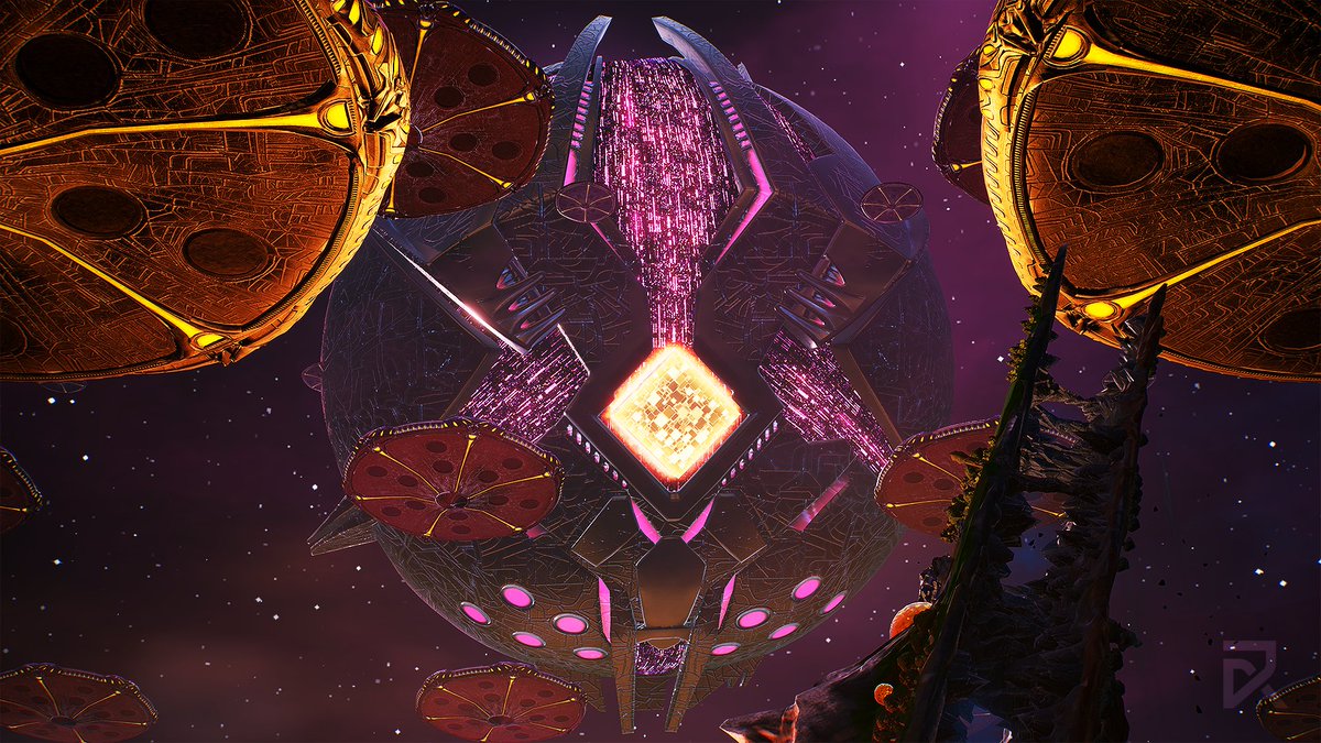 For those who might still be confused, the Cube's Cradle spaceship that is hovering above the Island right now is NOT the actual Cube's Cradle.

This small cradle is The Dark Voyager's spaceship that bears some similarity to the actual Cube's Cradle likely because of his high