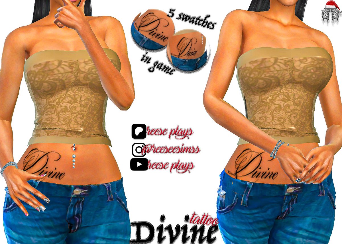 PlaysReese's tweet image. New Realistic tattoo out now: patreon.com/posts/144182637 

#sims4 #tattoos #Simscc