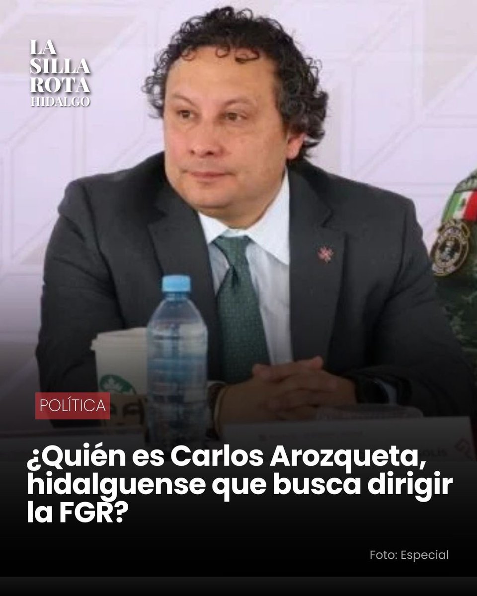 LsrHidalgo's tweet image. 🔴 Conoce a Carlos Arozqueta, el hidalguense que busca dirigir la @FGRMexico, este es su perfil.
lasillarota.com/hidalgo/estado…