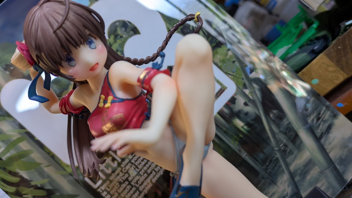 「#玉乃井ぺろめくり 先生のチャイナ娘 紐パンVer.が届いたー 可愛いー 服破壊」|速野悠二 ‼研究ばっかしてたら馬鹿になる、ヤンコミ連載中！のイラスト