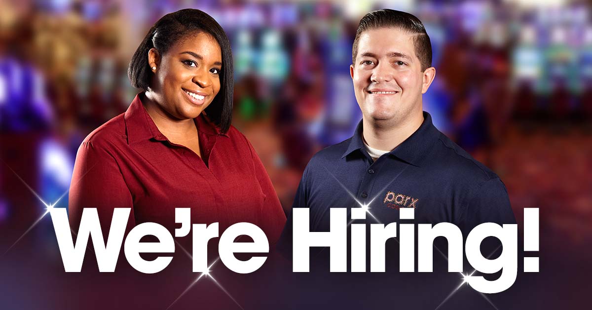 WE’RE HIRING: EVS Attendant – Graveyard Shift

If you love creating exceptional guest experiences and take pride in maintaining a clean and vibrant atmosphere, we’d love to meet you!
Apply today!

parxcasino.rec.pro.ukg.net/GRE1503GRRC/Jo…