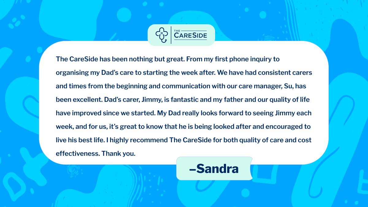 The CareSide tweet media