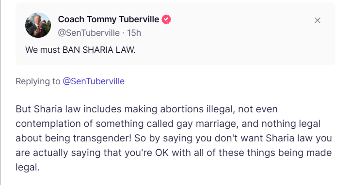 jonathanNYC7's tweet photo. My response to "Coach" Tommy Tubbyville. https://t.co/NLL3T3B3F6