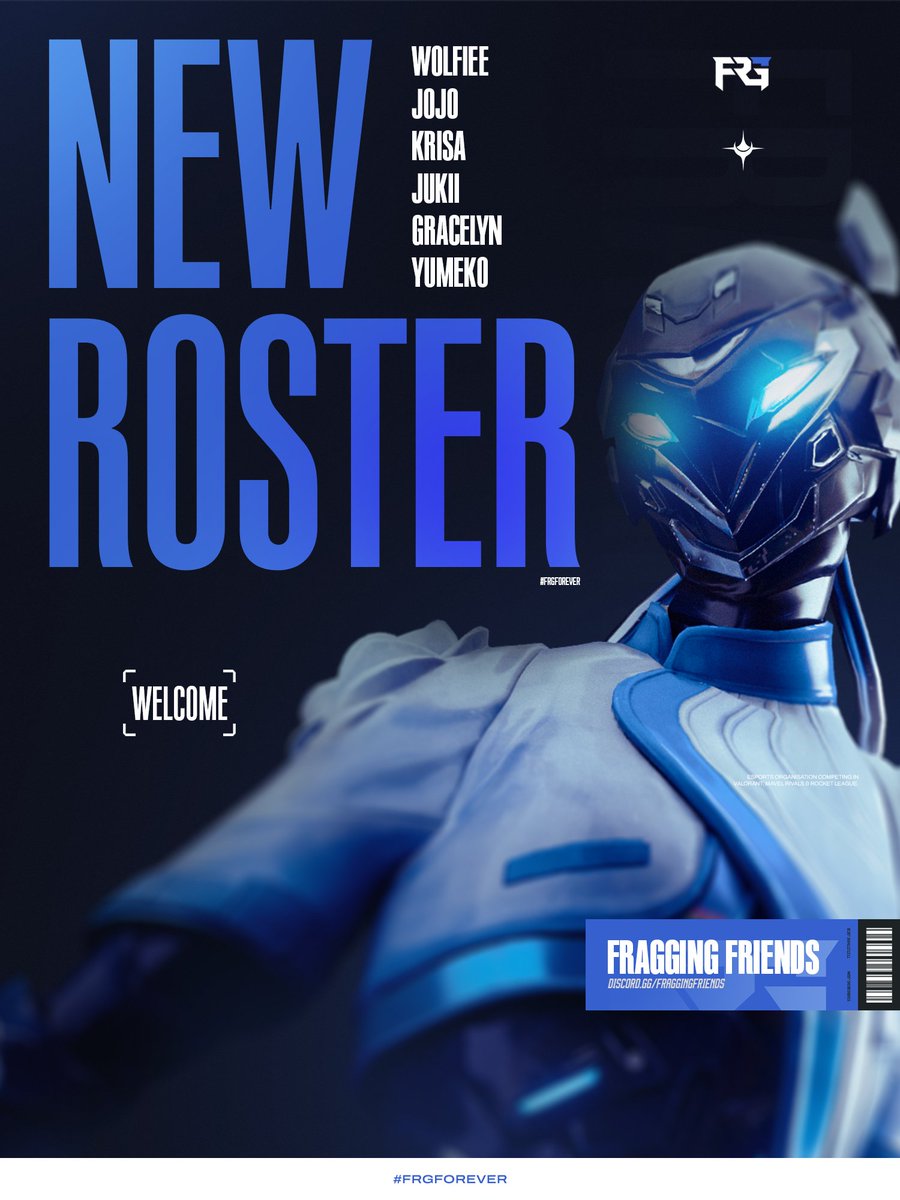 We're back for the <a href="/WomenIn_Esports/">Women In Esports</a>' Lioness Cup.

Meet the next generation of FRG GC.
🇬🇧 <a href="/0Wolfiee0/">Wolfiee0_0</a> 
🇬🇧 <a href="/gracelynxd/">gracelyn</a> 
🇸🇮 <a href="/jukiiiis_/">jukiiii🤍</a> 
🇷🇴 <a href="/Krisa_cs/">Kr1sa</a> 
🇩🇪 <a href="/jojoharuuu/">FRG Jojo</a> 
🇩🇰 <a href="/yumekoo351/">valentina</a> 

Staff:
🇿🇦 <a href="/Rigorcasts/">Rigor #protectyourJoy</a> (HC)
🇵🇱 <a href="/lunkaVLR/">michasia</a> (M)

Please welcome the girls🫡 #FRGForever