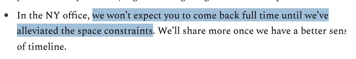a weird wrinkle in the RTO push is that a lot of offices no longer have enough places for people to, you know, sit
