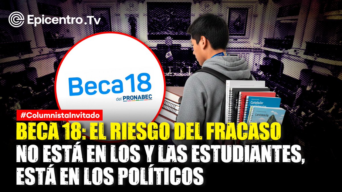 Epicentro_TV's tweet photo. 🔴#ColumnistaInvitada | Beca 18 tiene resultados contundentes: desde 2011 permitió que jóvenes pobres y vulnerables accedan y permanezcan en la educación superior, con deserción menor al 1% y mayor inserción laboral e ingresos. A pesar de ello, el Presupuesto 2026 omitió los S/ 793 millones necesarios para financiar las 38.000 becas anunciadas por el propio Gobierno. Qué implica esta omisión, qué ha aprobado el Congreso y por qué genera incertidumbre para casi 100.000 postulantes. Nota de @susanachavez_15 🔗https://t.co/uKDU8Q4PV4