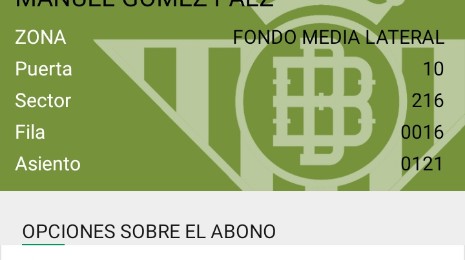 manuelgoomez__'s tweet photo. SE CEDE CARNET BETIS-BARCA A 100 EUROS https://t.co/lTYGbHRaqN