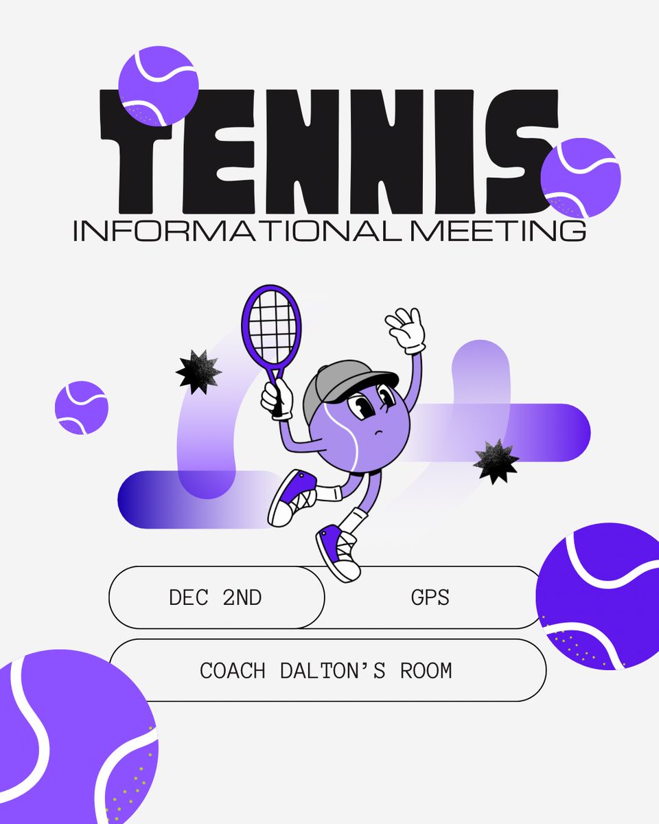 🎾 INFORMATIONAL MEETING 🎾

TOMORROW, Tuesday December 2nd, there will be a mandatory meeting if you are planning on coming out for the 2026 girls tennis season! 

We will meet in Coach Dalton’s room, please email Coach Krista if you can’t make it! 

<a href="/BEastAthletics_/">Bellevue East Athletics</a>