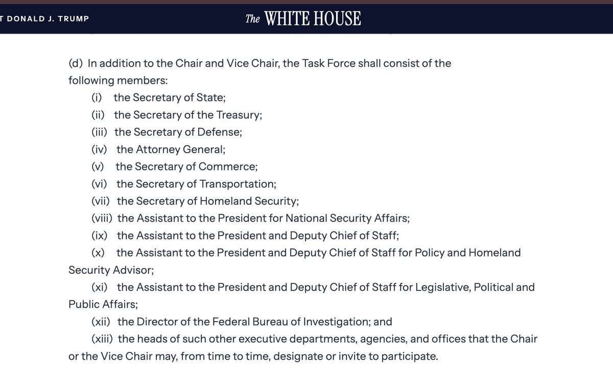 ScotSport4Pal's tweet image. People seem surprised that the FIFA &apos;Peace&apos; Prize could be given to Donald Trump - yet the 2026 World Cup Task Force looks like this.

He is the Chair and his Vice President is Vice Chair.

But sure, sport &apos;isn&apos;t political&apos;.