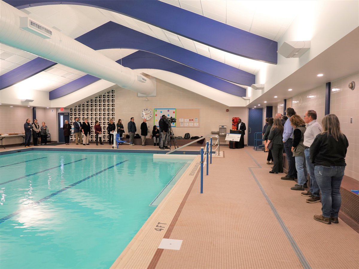 The official ribbon cutting for the renovated Sherwood Pool happened! After being closed for years, it's back thanks to a $1.9 million grant that made this renovation possible. Rep. Amos O’Neal &amp; Superintendent Kraatz spoke about what this reopening means for our community.