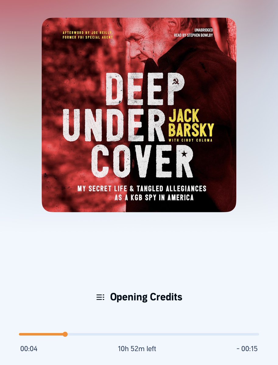 nikokazu74's tweet photo. 次のオーディオブックは東ドイツの元スパイの実話
「Deep  Undercover」

最近よく聴くPodcast「SNAFU」で紹介された人物
Podcastから面白そうな本の情報を得ることはよくあります https://t.co/k21LOzGT8B