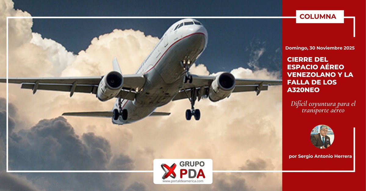 Un contexto político e ideológico originado en la clara idea del gobierno de Donald Trump de ponerle fin al régimen de Maduro en Venezuela, ha derivado -como era de esperarse-, en la afectación del transporte aéreo hacia y desde la nación caribeña.
🖊 Sergio Antonio Herrera