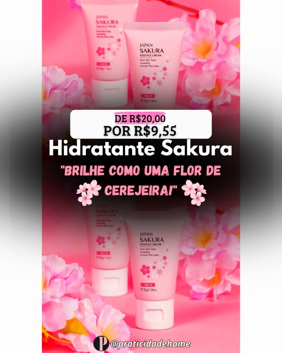 PraticidadeHome's tweet photo. HIDRATANTE SAKURA🌸😍
#Flamengo
#Achadinhos
🔗Link do produto: https://t.co/d4by4bEiWr https://t.co/DxQNSiX1Sp