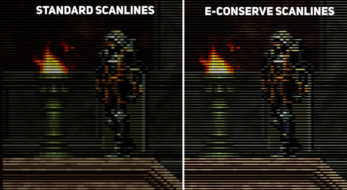 Mike just released a new Retrotink 4k Pro &amp; CE  exp. firmware update: retrotink-llc.github.io/firmware/4k-ex…
E-Conserve scanlines are a game changer. HDR disbaled(!), BVM scanlines and mask. 
Both images are direct captures just to showcase the difference in brightness.