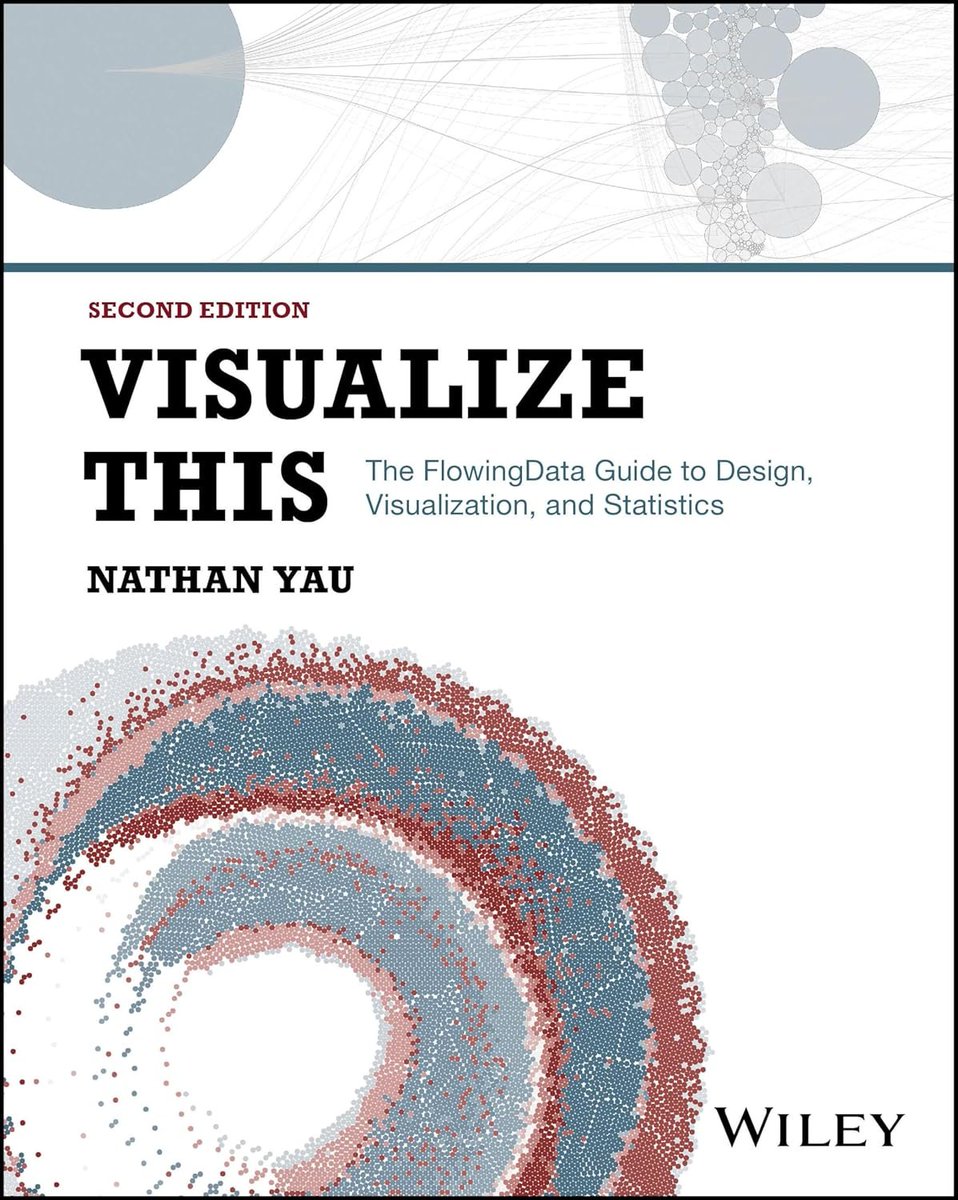 KirkDBorne's tweet image. Visualize This — The FlowingData Guide to Design, Visualization, and #Statistics (2nd Ed.): amzn.to/440tCTm by @FlowingData
 🌟📊📈
Description from the author: flowingdata.com/2024/04/12/vis…
——————
#BI #DataViz #DataScience #DataScientist #DataStorytelling #CDO #CMO