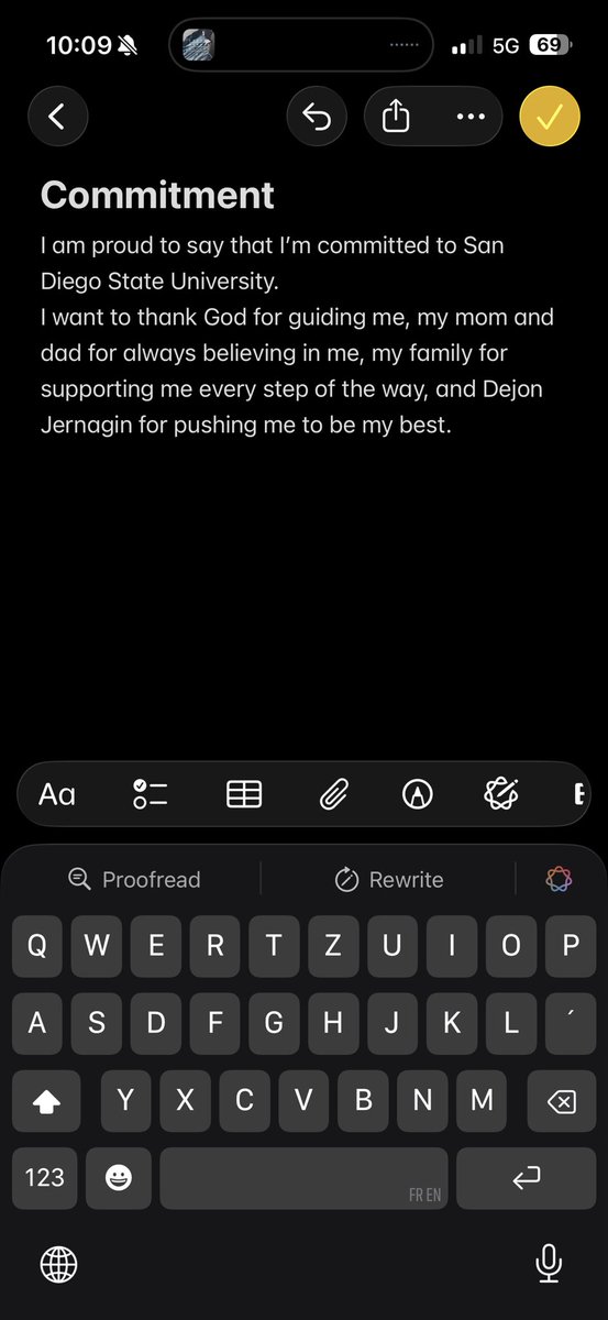 Brady27877753's tweet image. AGTG ✝️ I am proud and honored to announce that I am 100% committed to San Diego State University go Aztecs!!!! ⚪️🔴
@GregBiggins @BrandonHuffman @dthedeacon