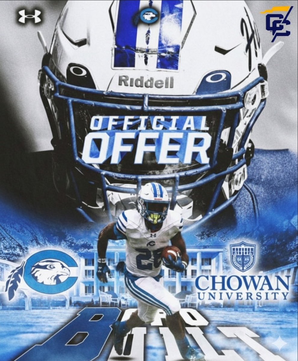 Blessed to have earned an offer from Chowan University!! <a href="/CoachChrisDent/">Coach Chris Dent</a> <a href="/AntonioHall336/">Coach Antonio Hall</a> <a href="/CoachkayDBU/">Dakota Bracey</a>