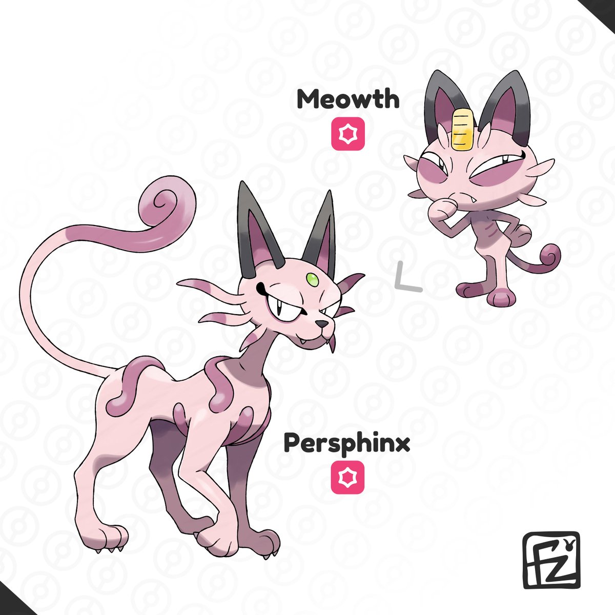 formigaartz's tweet photo. Meowth Variants for adoption 😼🔮

#fakemon #fakemonadopt #pokemon https://t.co/FCbOuTIViG