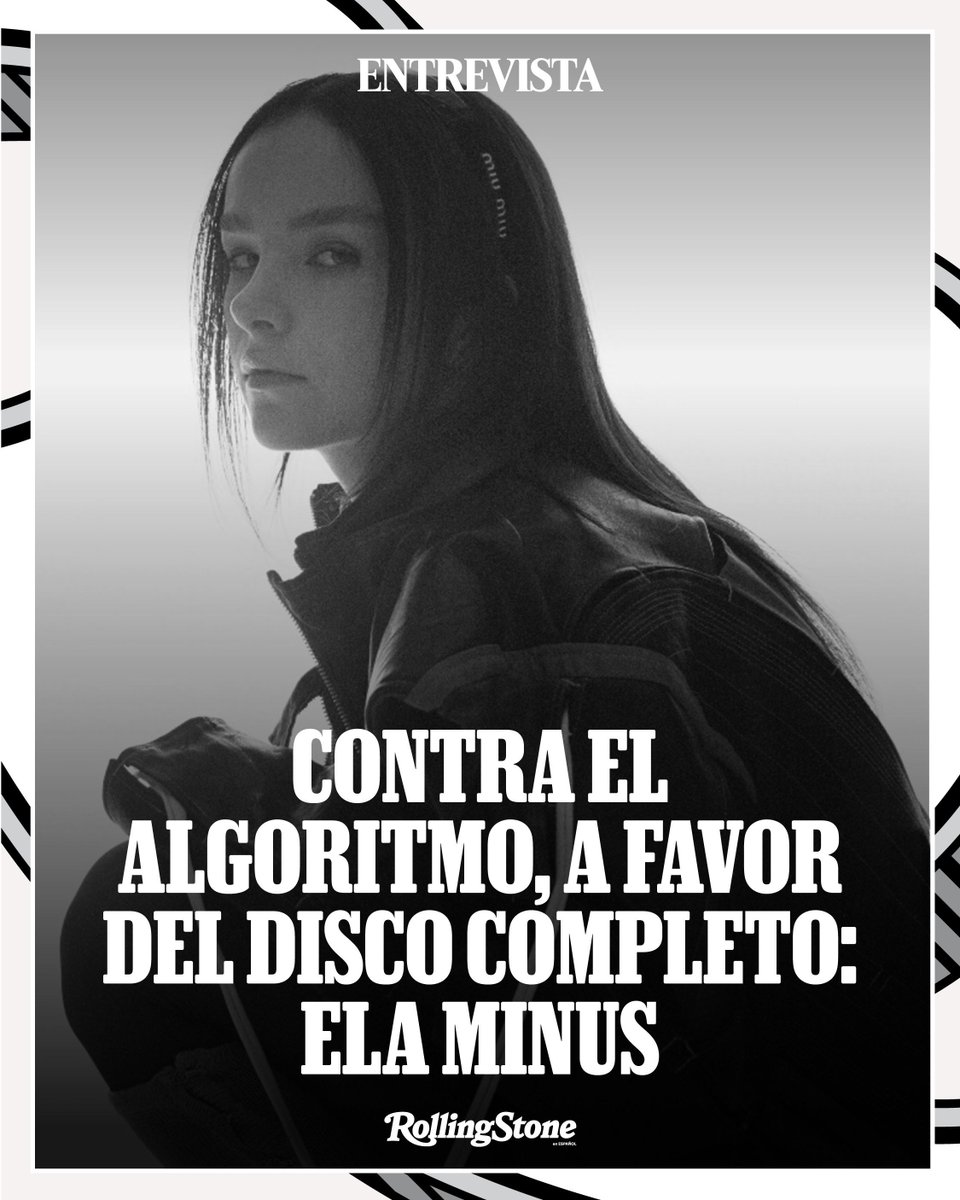 rollingstoneEE's tweet photo. 📝 Ela Minus explica por qué apuesta por el disco completo y no por la lógica del algoritmo, tras su nominación al Latin Grammy y el proceso nómada con el que creó ‘DÍA’. Lee la entrevista completa aquí. ⬇️

#RollingStoneEnEspañol #Entrevista

https://t.co/jP1VrsafBT https://t.co/lhXXYxwViM