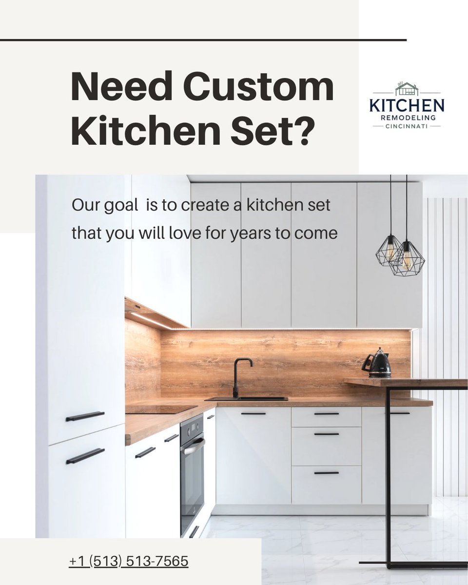 kitchenrem63223's tweet photo. Need a custom kitchen set? Let’s build a modern, lasting space you’ll love. ✨

📞 +1 (513) 513-7565
📧 info@kitchenremodelscincinnati.com
🌐 https://t.co/3EDffJi3uF
#CustomKitchen #KitchenDesign #ModernKitchen #HomeRenovation https://t.co/FSfoyz7QDE