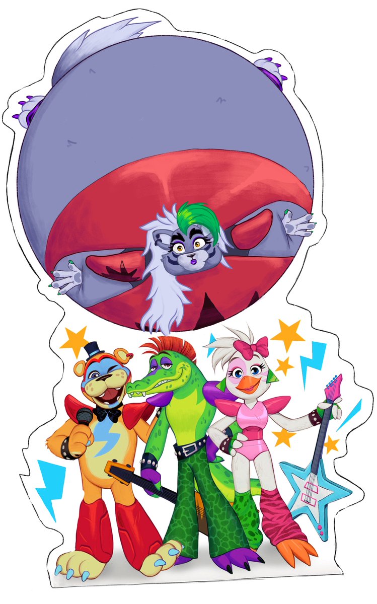 How would Roxy react to seeing this cut-out in the Pizzaplex?