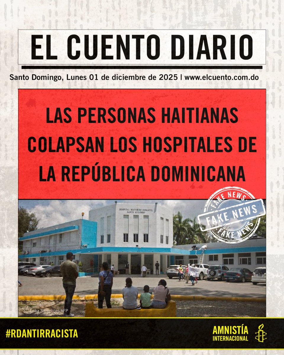 📉 El problema no es la migración de personas haitianas, es la falta de inversión pública.

Si los hospitales de #RepúblicaDominicana están saturados es porque la inversión en salud del gobierno de <a href="/luisabinader/">Luis Abinader</a> es insuficiente.

👉 Nuevo análisis lo confirma. La salud es un
