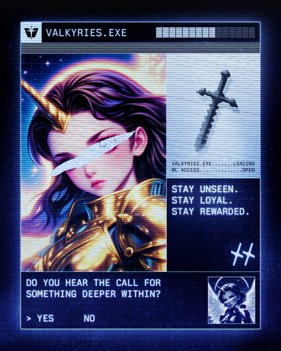 UwuValkyries's tweet image. ** THE FINAL ACT ** 
Mint: 12 of december.

&amp;gt;_ WL: drop your wallet and interact. 24h. ⬇️