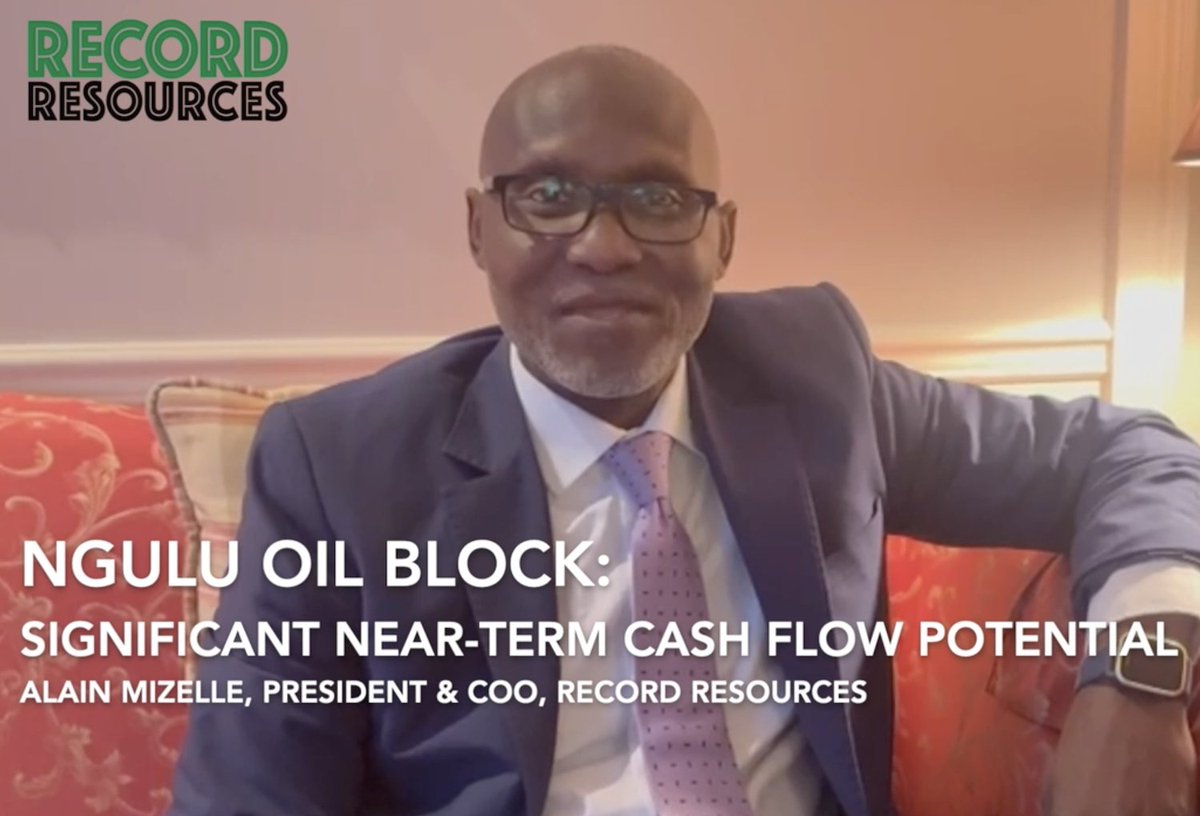 RecordRes_REC's tweet photo. Near-term significant cash flow potential from the Ngulu Oil Block in Gabon: Alain Miizelle, President and COO, Record Resources Inc. (TSXV-REC) #gabonoil #oilandgas #oil  https://t.co/3pTpcKGWtZ https://t.co/RonTowjStn