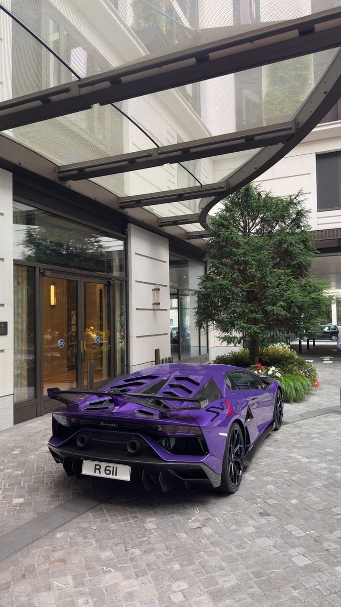 Parked like a masterpiece. The sheer presence of this Aventador is something else. Power, elegance, and perfect lighting. What a view. ✨