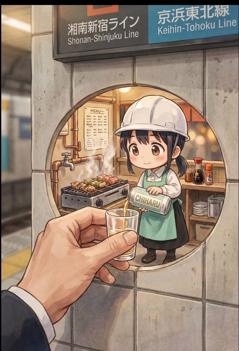 hiyodorixxxx's tweet photo. 駅のホームの隠れた名店 https://t.co/d7T9dea0r4