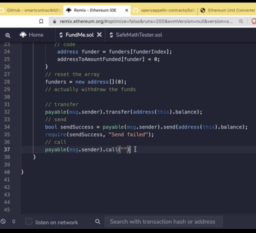 0xdevayo's tweet image. Day 9 of learning Blockchain 🔗

Today I finally understood the difference between transfer, send, and call in Solidity — and why call is the real boss for sending ETH 👀

Slowly leveling up my smart contract security game. Onwards! 🚀