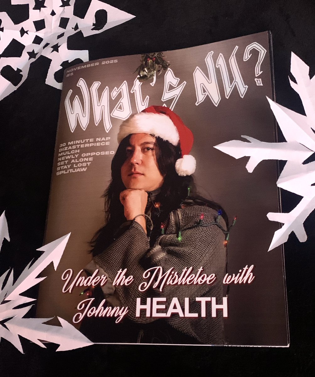 numetal_moment's tweet image. What&apos;s Nu? Magazine Issue #008: Featuring Johnny HEALTH of @_HEALTH_. Created by @inloveanddest and published by The Nu Metal Agenda.

Available now: store.numetalagenda.com/products/whats…