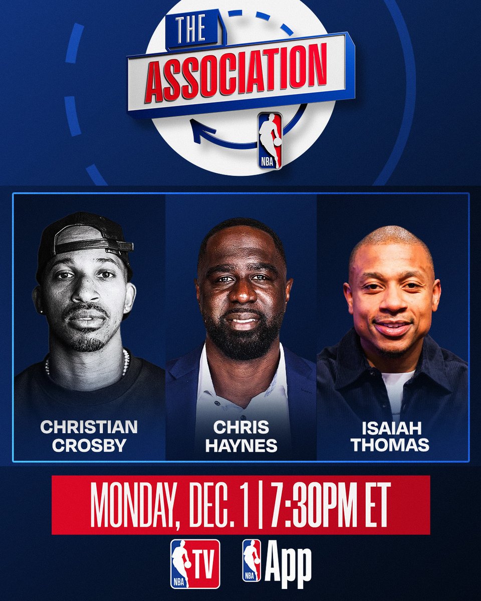 Don't miss tonight's doubleheader on Peacock! 🔥

Watch the The Association at 7:30pm/et on NBA TV and the NBA App with @ChristianCrosby, @ChrisBHaynes, and @isaiahthomas as they cover tonight's 9-game slate, including Bulls/Magic (7:30pm/et) and Suns/Lakers (10:00pm/et). 