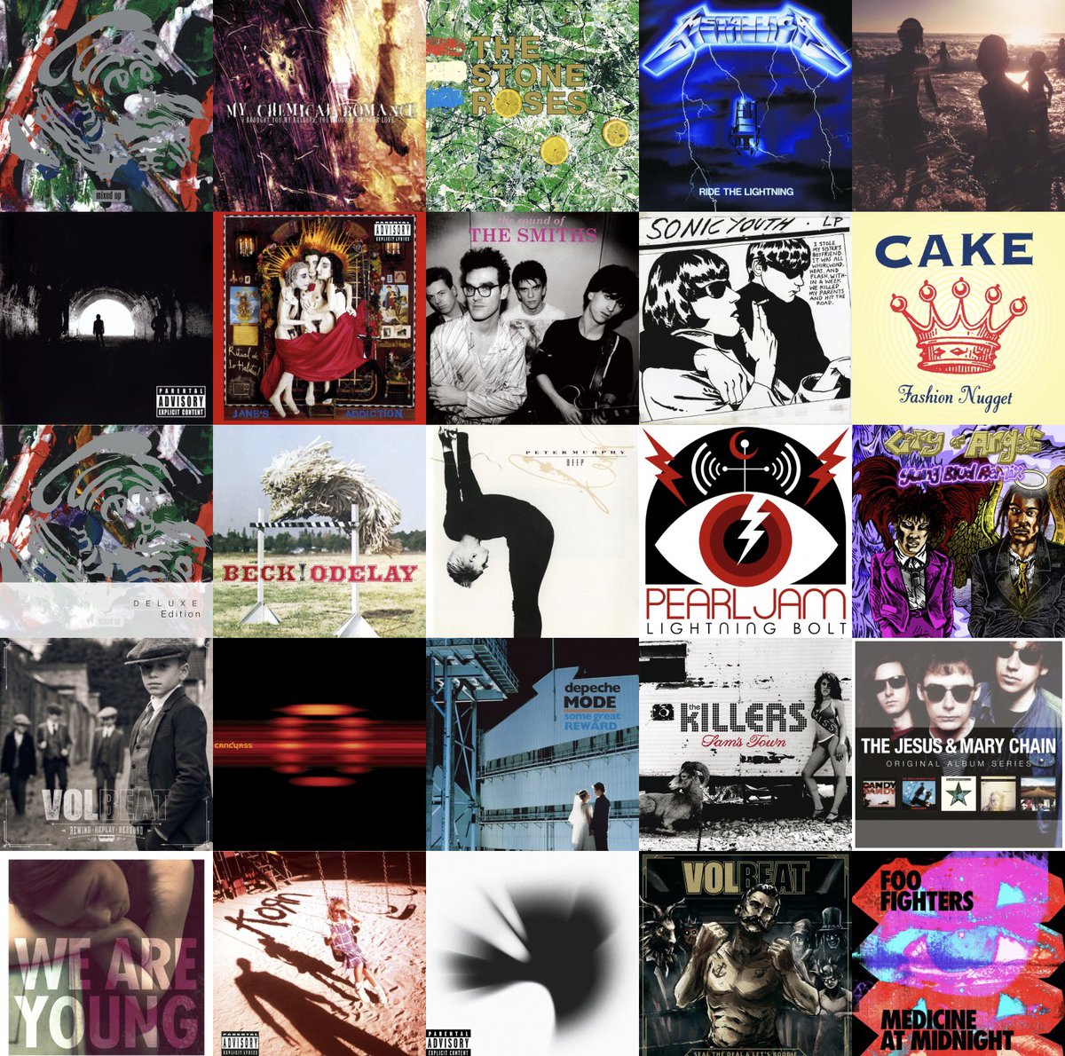 AquaRuby's tweet image. • music monday 5x5 •