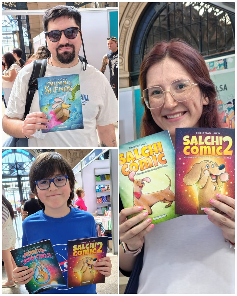 ❤️📚Bienvenidos los nuevos lectores! Gracias por agotar nuestras cajas y seguir impulsando a esta pequeña editorial familiar. Una FILSA ATÓMICA para nosotros!
Faltan fotitos, pronto compartiremos el resto 😉