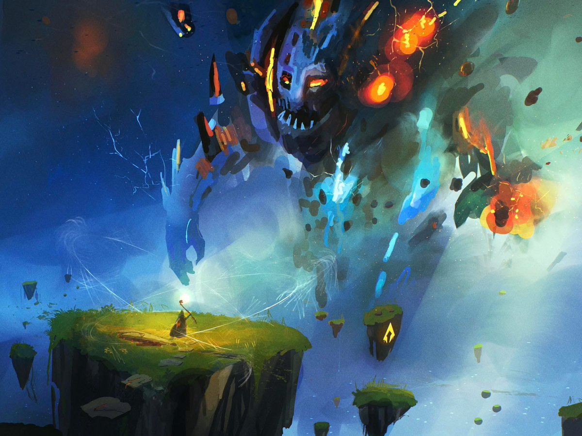 จอมเวทย์กับเทพหิน
#prakaifai #Procreate