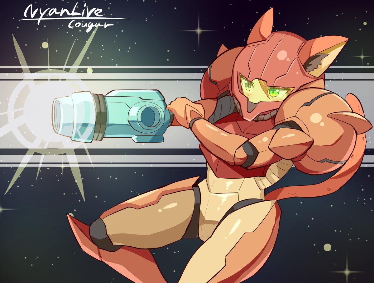 nyanlives's tweet photo. I am so looking forward to Metroid Prime 4 this Thursday!
So I thought I had to go to @cougar1404 and get some art of myself as Samus in her Varia Suit.
(Yes, there is a version in the Zero Suit...)
#Vtuber #SafeForNyan #metroid https://t.co/SQst55YHoU