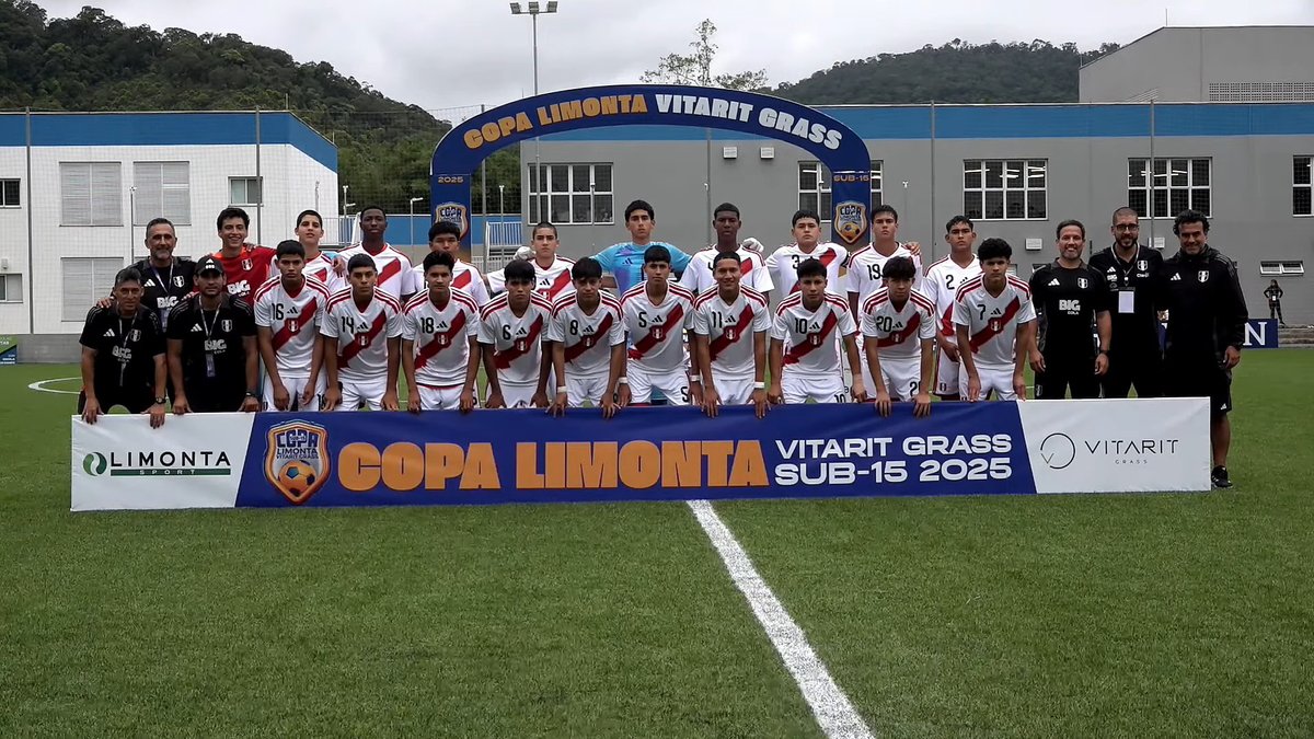 Perú cayó 1-0 ante Barra FC en su debut por la Copa Limonta U15 en Brasil.

Los elementos del exterior que fueron titulares para este encuentro fueron Mateo Oberson #7 (Young Boys 🇨🇭) y Samuel Hernández #19 (America de Cali 🇨🇴).

El técnico es Fernando del Solar.