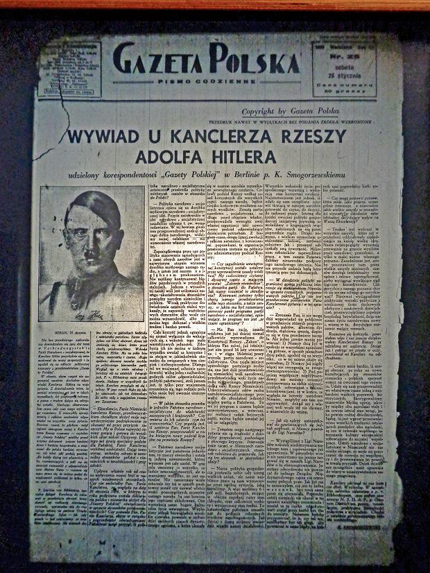 Skoro Sakiewicz ochoczo pisze historię polskich mediów na nowo, przypomnijmy, że jedyny w polskiej prasie wywiad z Adolfem Hitlerem opublikowała właśnie "Gazeta Polska"