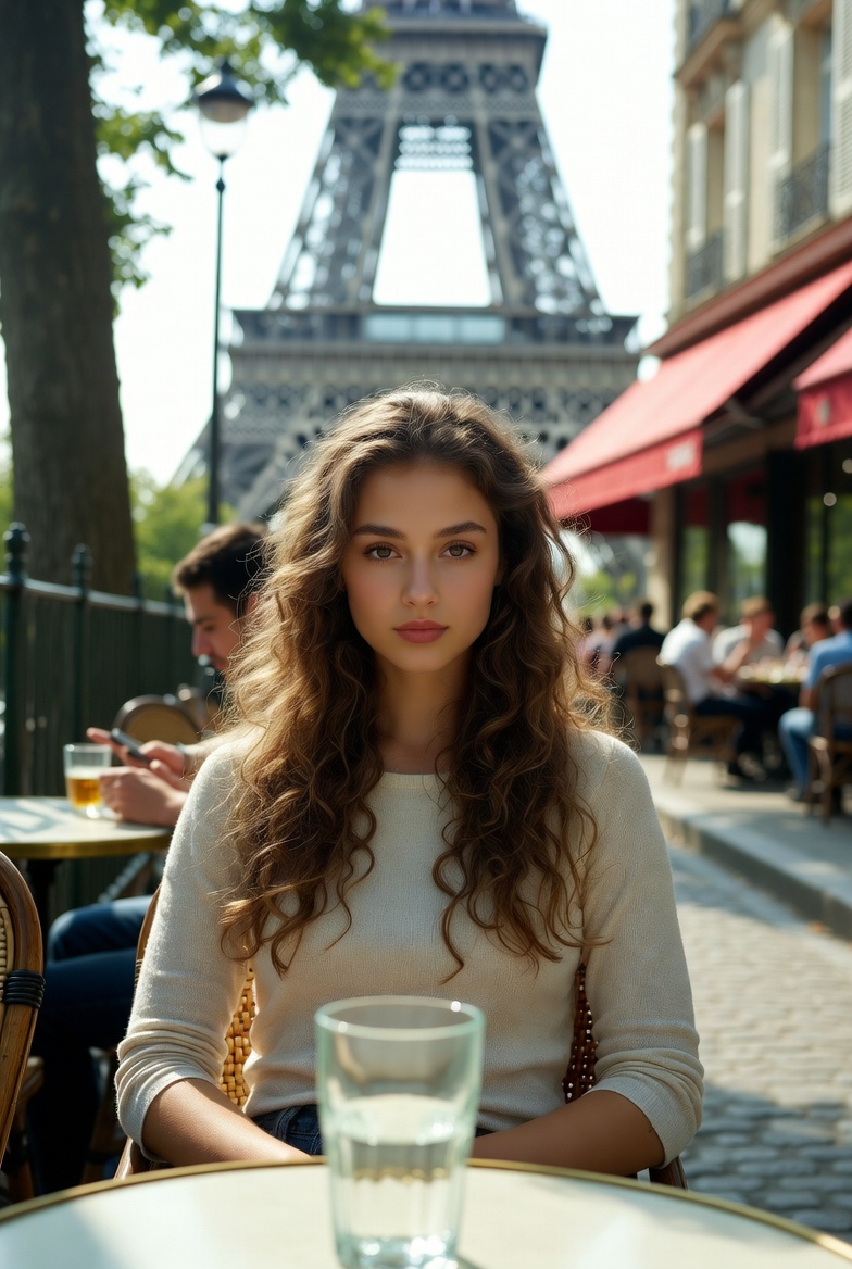 RunwayRealm's tweet photo. Paris Café #aiediting https://t.co/50VA8IKFSy
