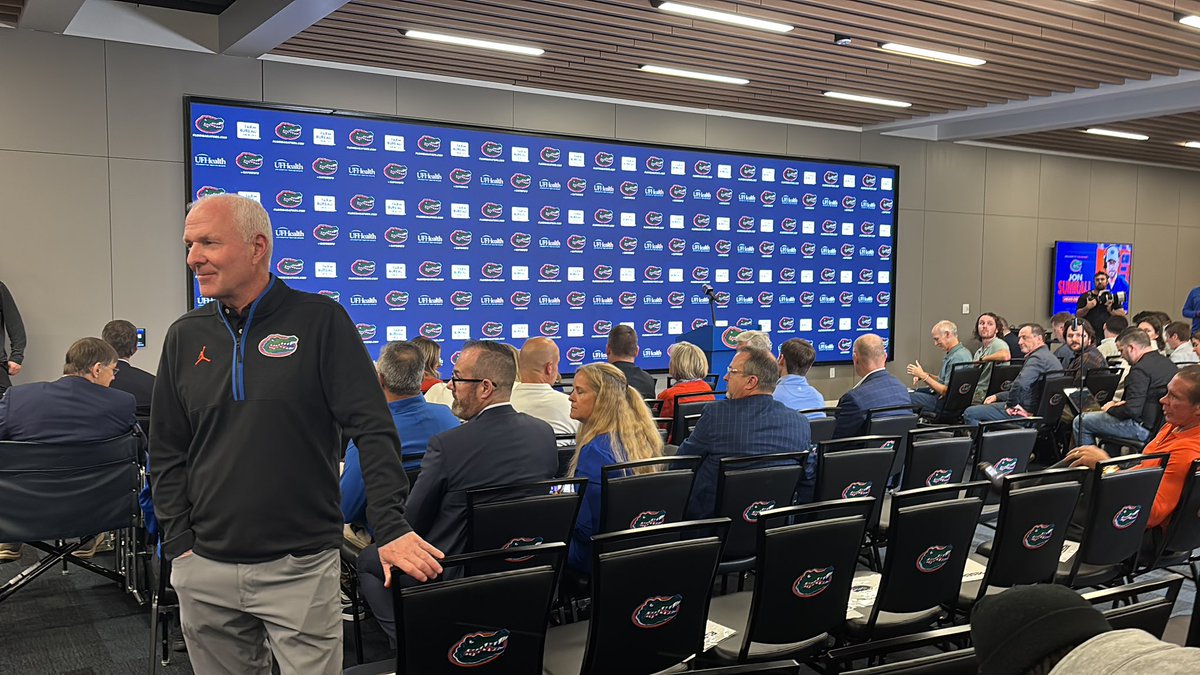 Jon Sumrall is expected to address the media for the first time as the HBC at the university of Florida. Follow this thread for updates…