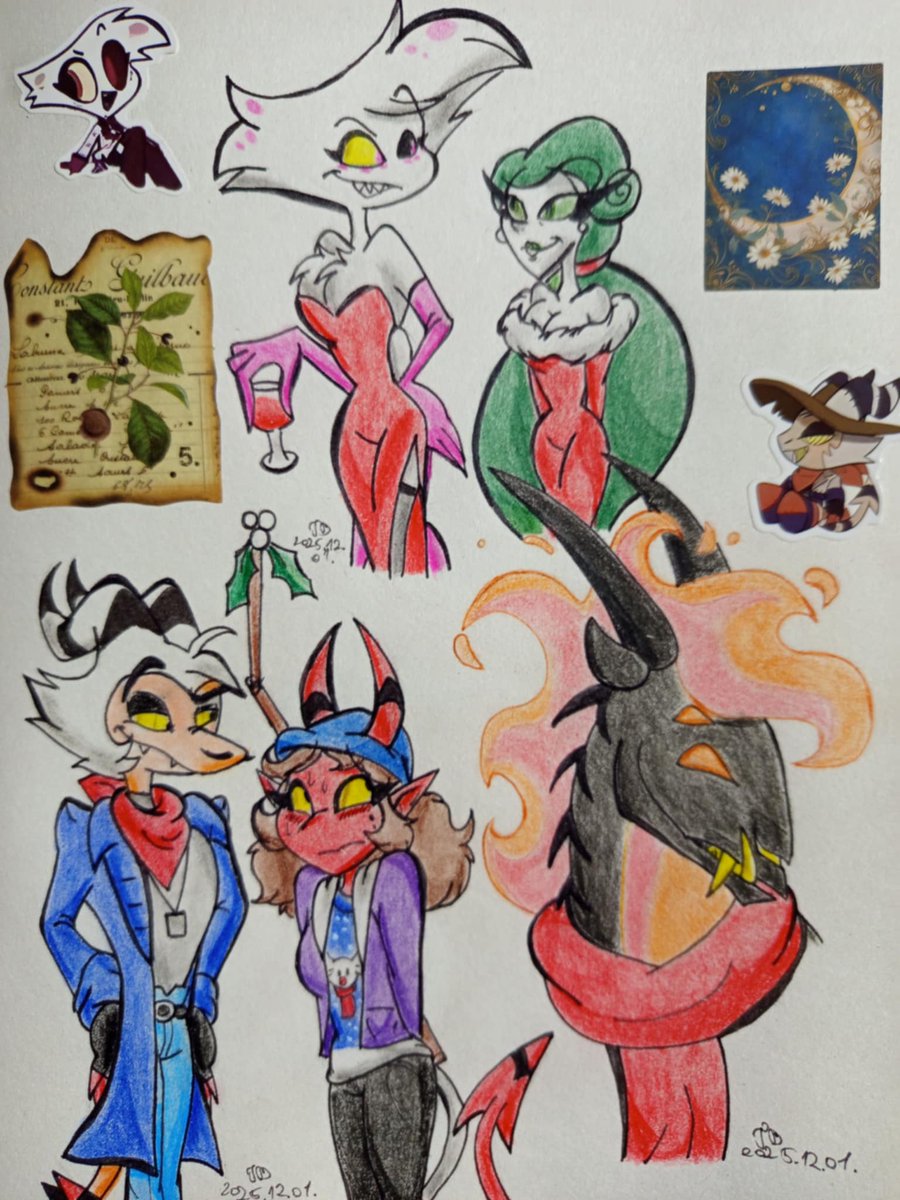 Bogit0717's tweet image. I&apos;ve strugled SO MUCH on how to draw the Striekr merch with his horse and myself! But I finally figured it out!!!
#helluvaboss #hazbinhotel #hellaversfanart #ocxcannon #angeldust #strikerhelluvaboss