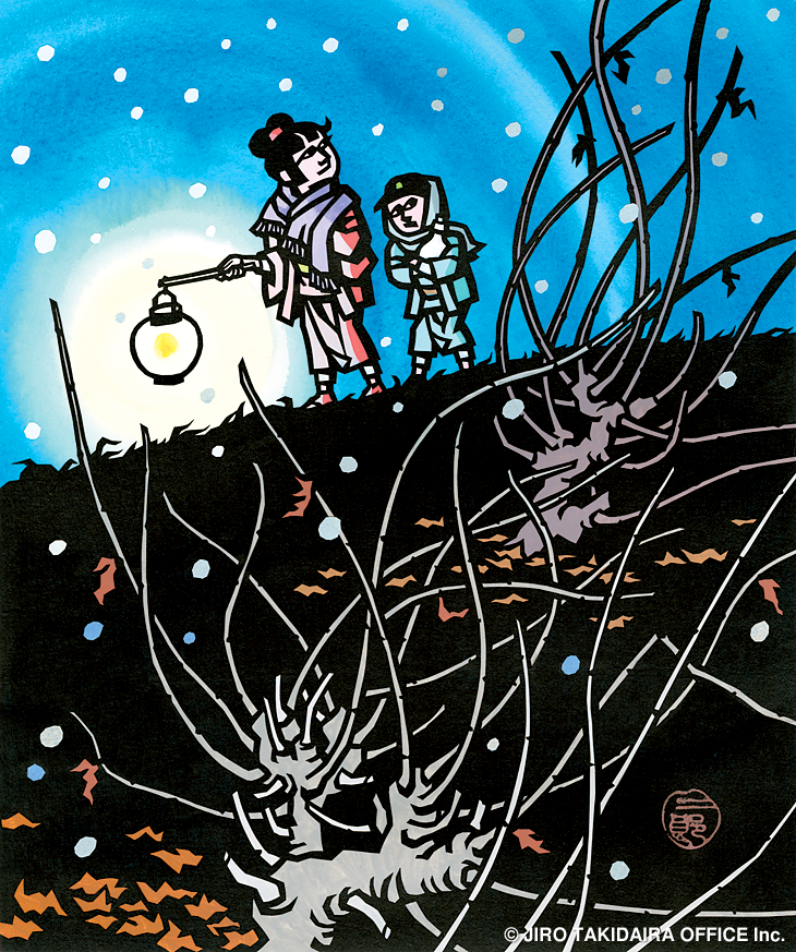 takidaira's tweet image. c81e

初雪 ＜Hatsuyuki (First Snow)＞ 1981年 きりえ／和紙・洋紙、墨・水彩 30.8×25.7cm
#JiroTakidaira #滝平二郎