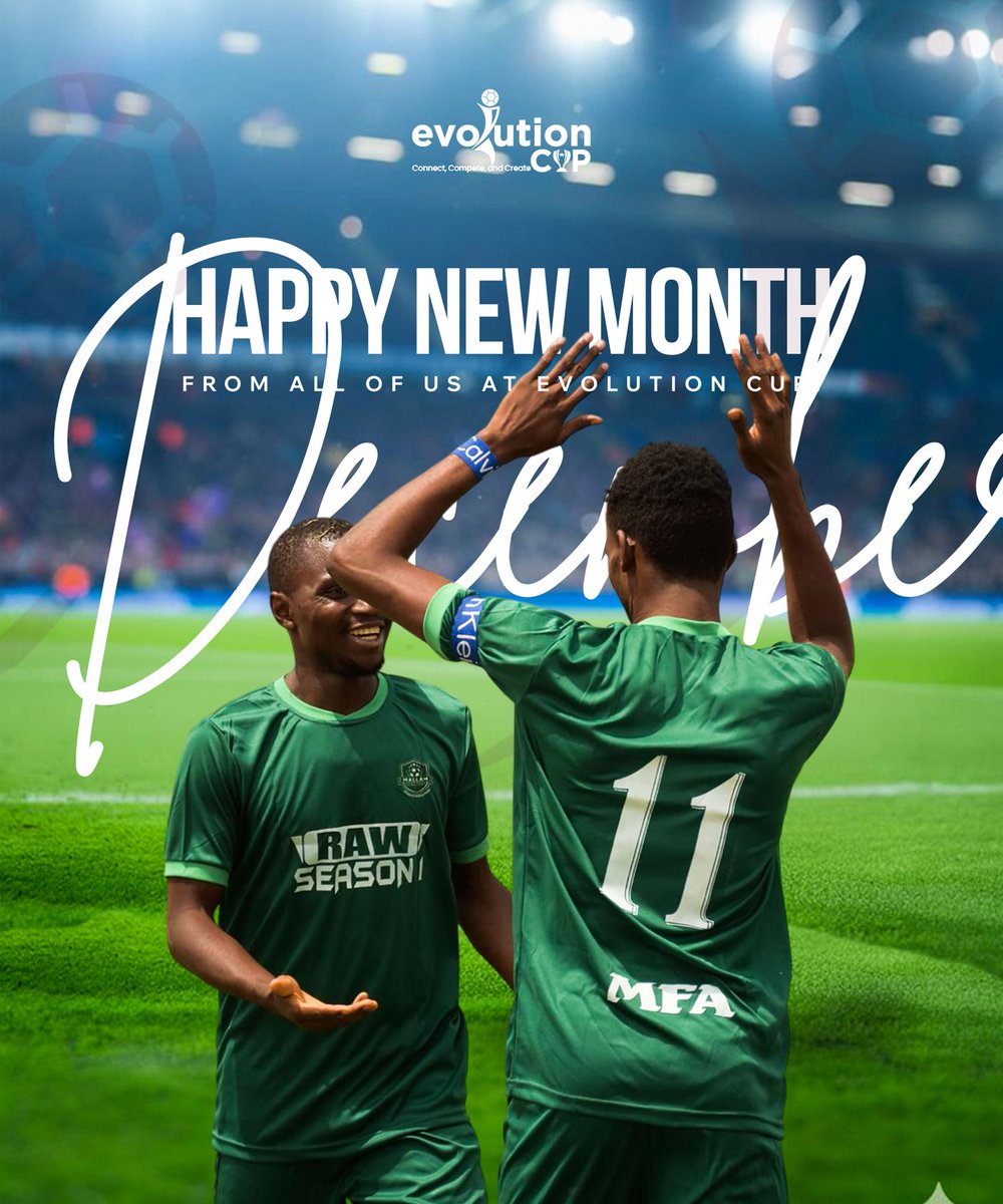 theevolutioncup's tweet image. New month, same mission!
Welcome to December, let’s finish strong.