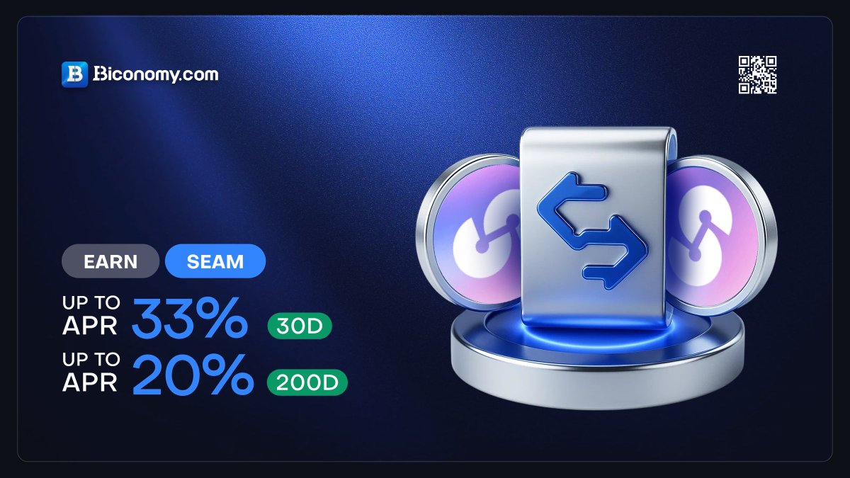 BiconomyCom's tweet image. 🚀 Biconomy.com Earn - #Seamless Locked Products: Enjoy Up to 33% APR in Rewards! 🚀
 
 Earn is pleased to announce a Locked Products update on @SeamlessFi . Subscribe to #SEAM on  Earn Locked Products during the Promotion