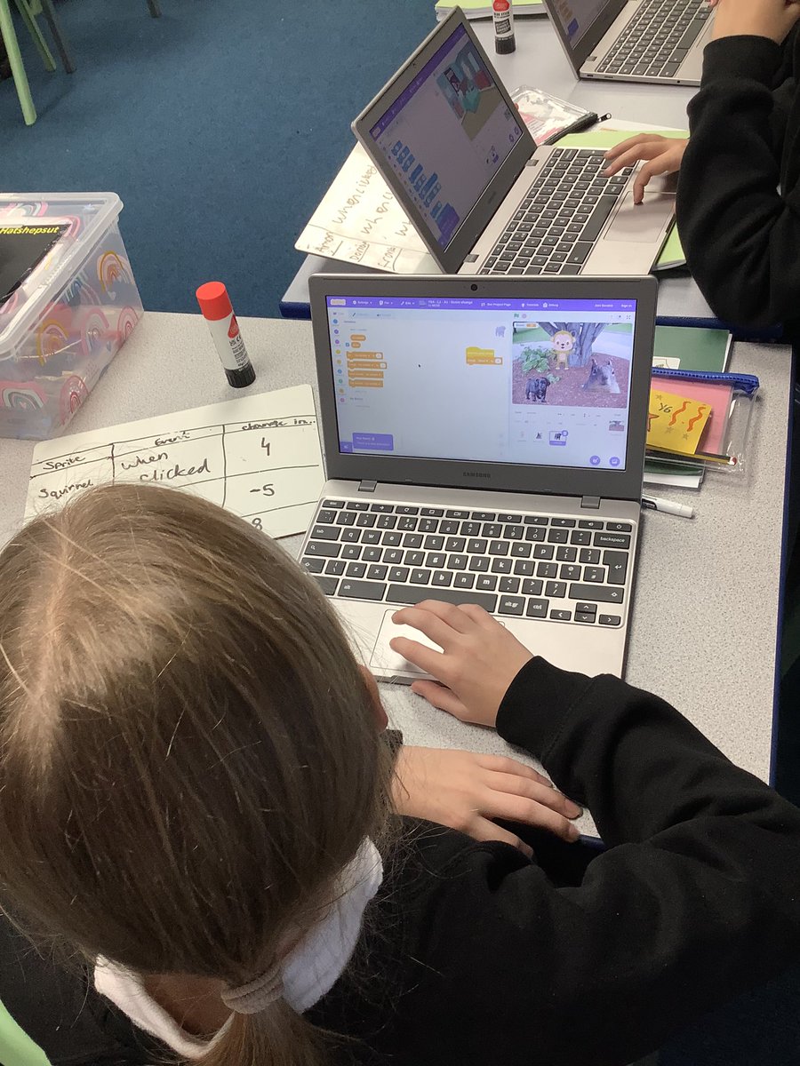 Year6HAS's tweet image. Today’s challenge was to add a score to our Padel game on Scratch! ⭐️👏🏽 #ScratchCoding #ChangingVariables