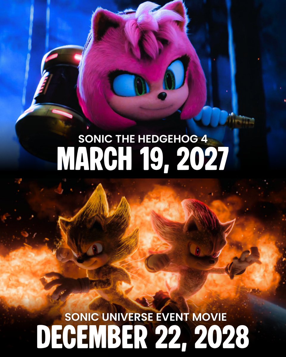 TheCartoonBase's tweet image. ‘SONIC THE HEDGEHOG’ release schedule 💥