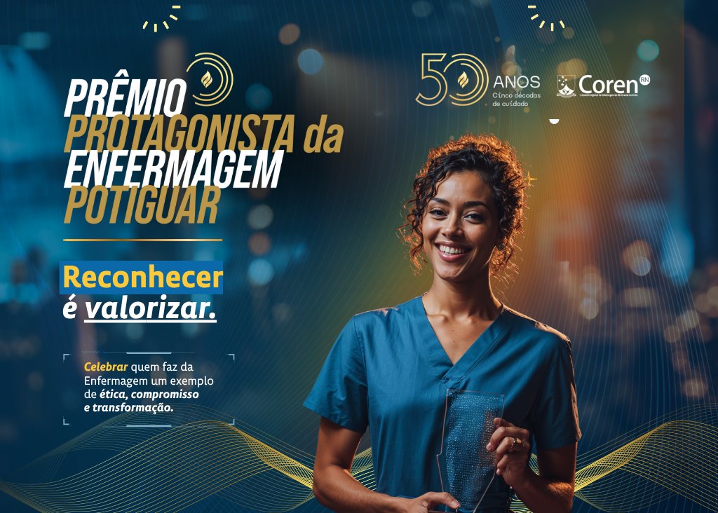 CorenRN's tweet photo. Reconhecer também é cuidar.
O Prêmio Profissional Protagonista da Enfermagem Potiguar homenageia quem inspira e representa o melhor da Enfermagem do Rio Grande do Norte. 

#CorenRN50Anos #ProfissionalProtagonista https://t.co/Uzrruf1ZCy