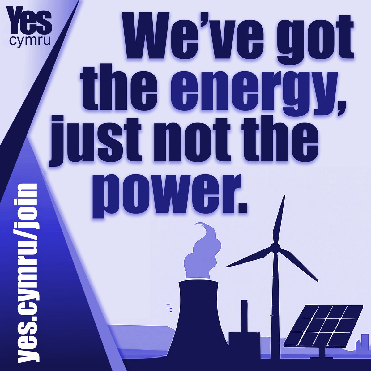 Wales already generates twice as much energy as it consumes. Independence would allow Wales to take charge of its energy, ensuring Wales’ needs are prioritised over Westminster’s interests.

Join us 👉 yes.cymru/join

#Annibyniaeth 🏴󠁧󠁢󠁷󠁬󠁳󠁿 #indyWales