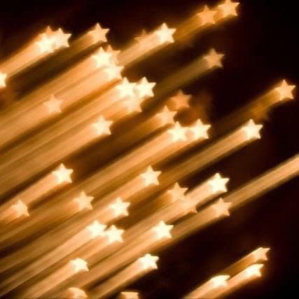 a girl made of stars